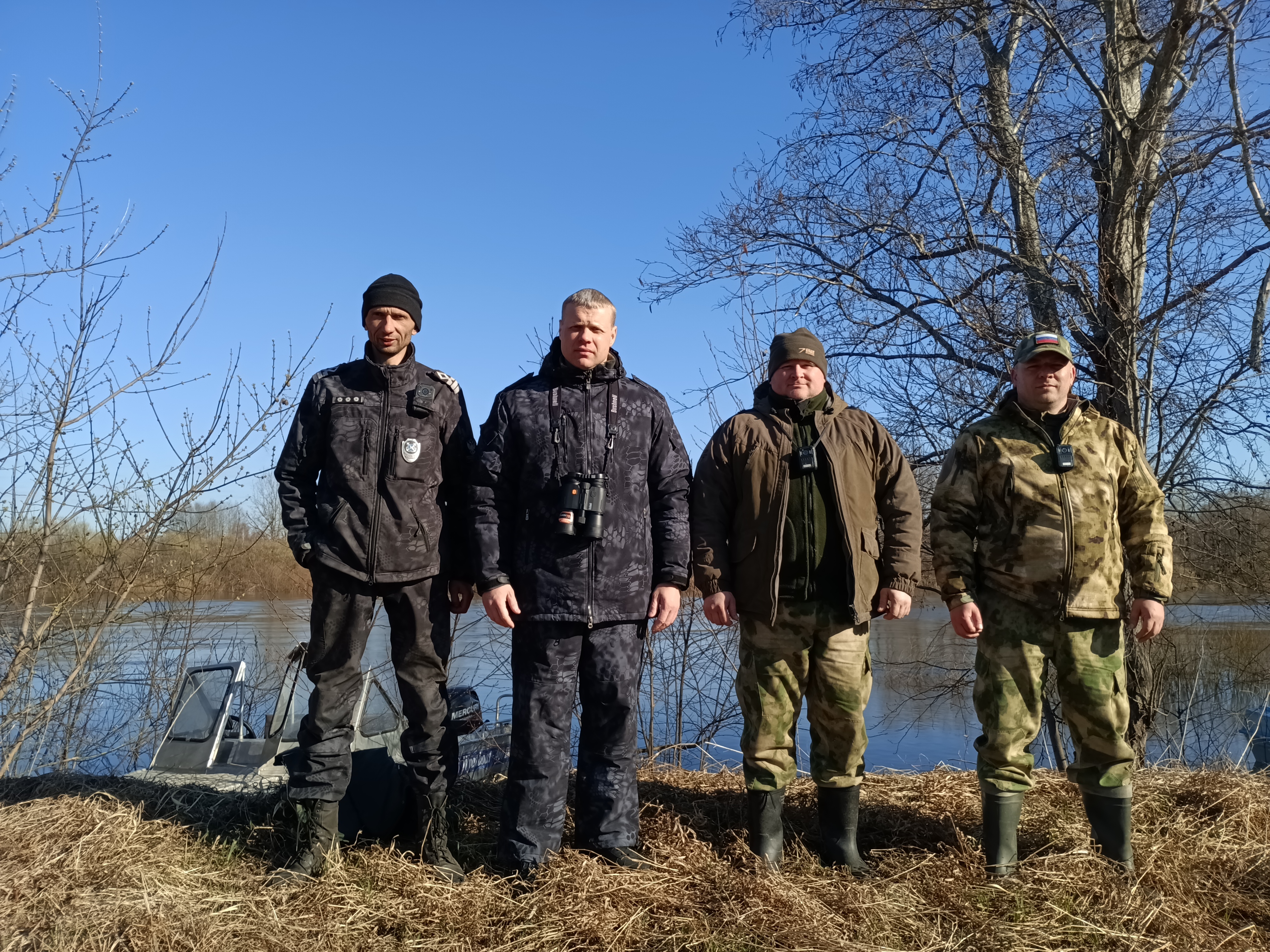  Рыбоохранный рейд в Смоленской области: по акватории реки Днепр пешком и на катерах 