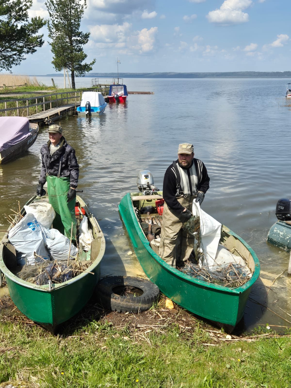 Более 1,5 тонны сетных орудий лова и мусора извлекли из акватории водных объектов Костромской области в День без сетей