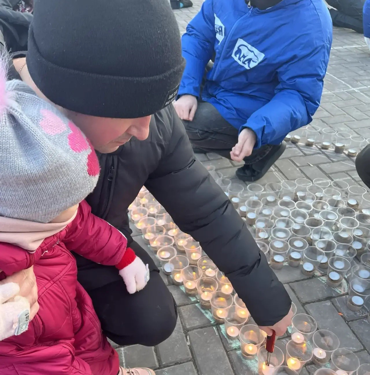 Патриотическая акция в День космонавтики «Огненная картина» в Смоленской области