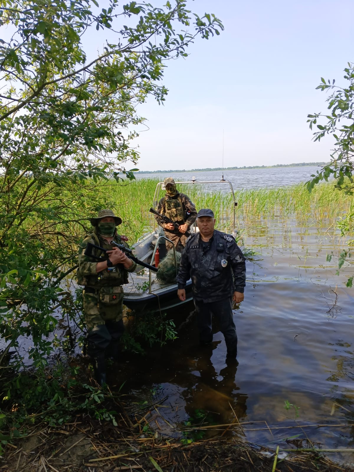 Рыбоохрана провела  с Росгвардией совместный рейд на водных объектах Брянской области 