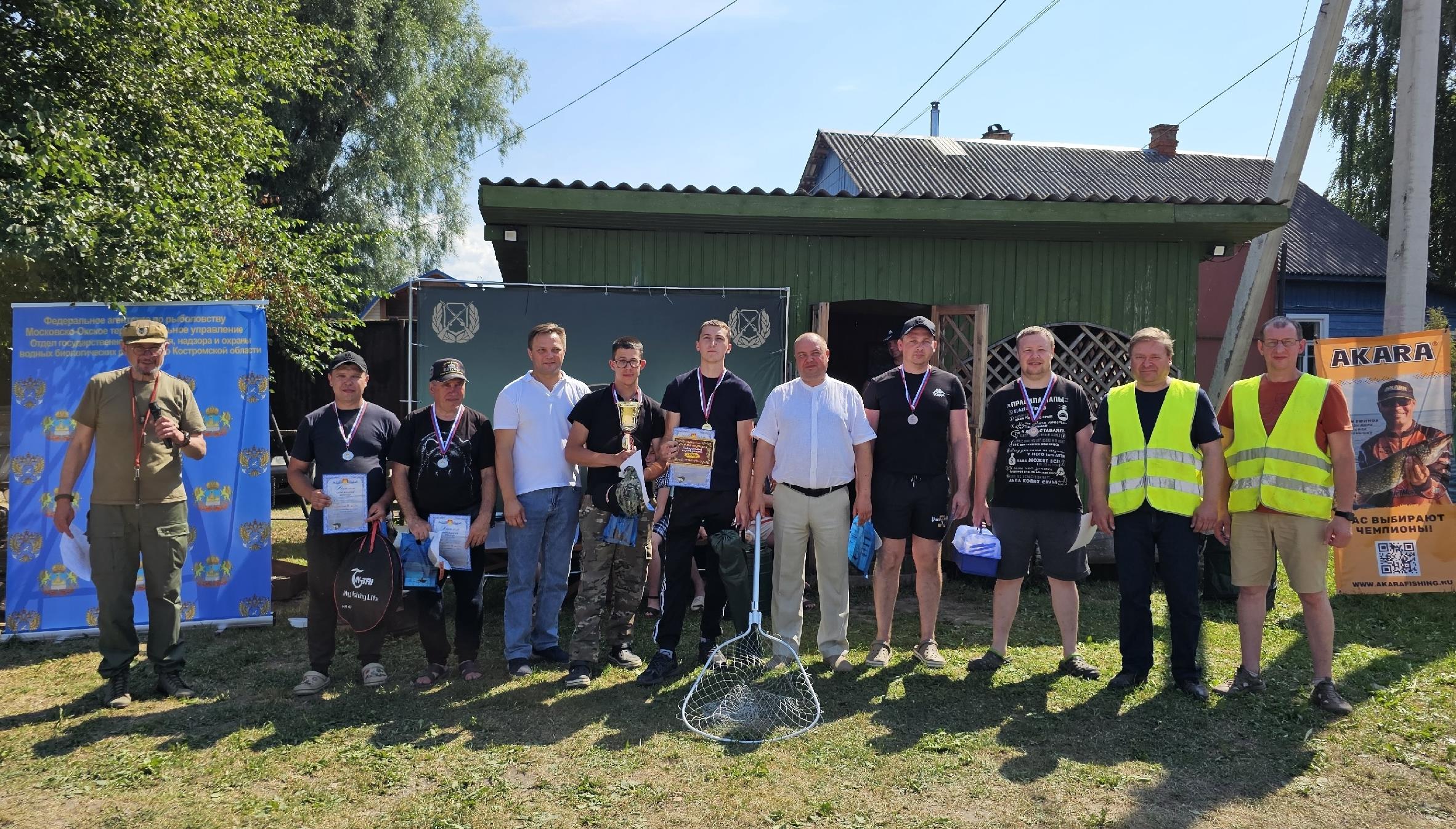  В Костромской области состоялся чемпионат по ловле рыбы