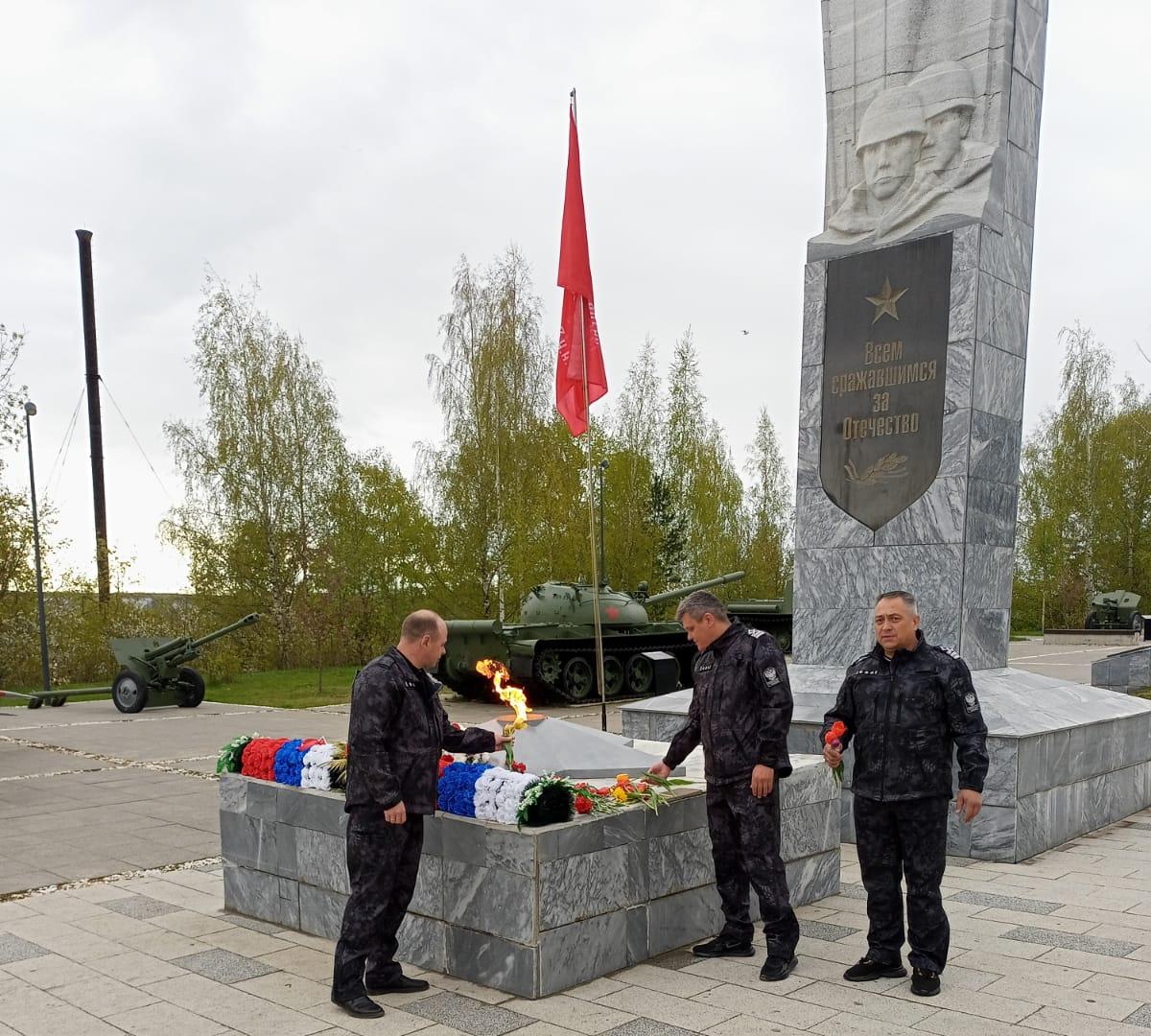 Сотрудники отдела по  Ивановской области  приняли участие в памятных мероприятиях в честь 80-летия Великой Победы 