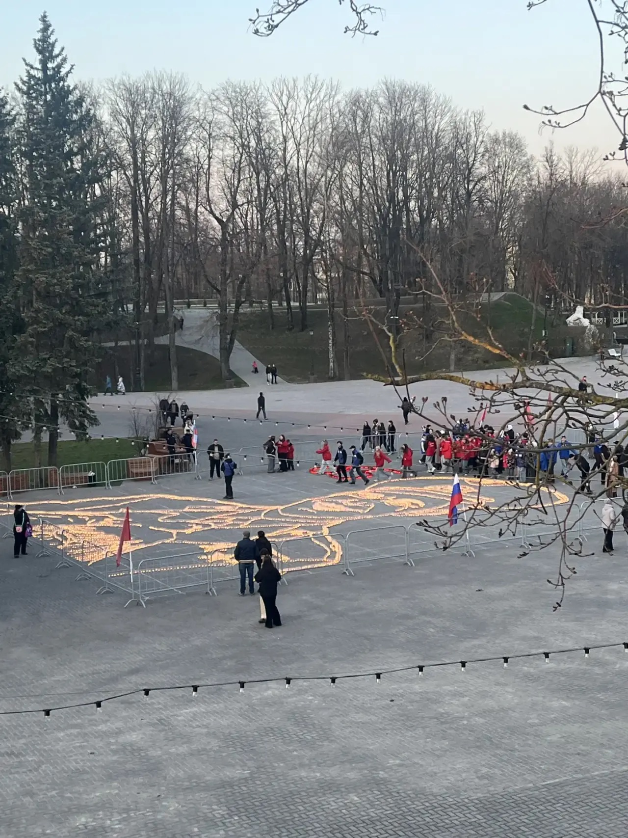 Патриотическая акция в День космонавтики «Огненная картина» в Смоленской области