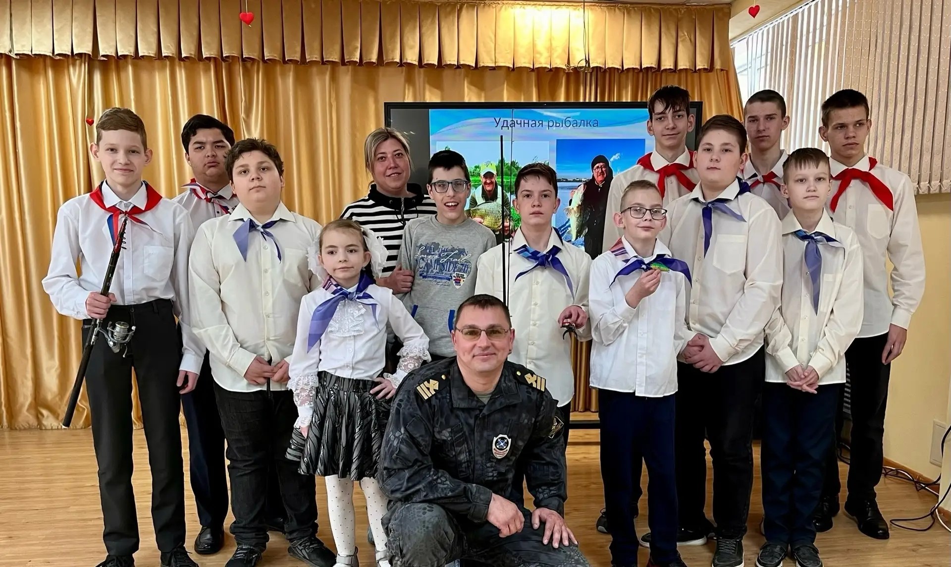 Урок в школе «Ловись, рыбка!»