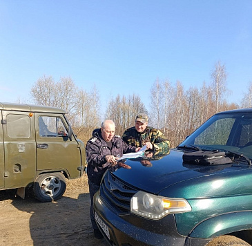 Совместный рейд инспекторов рыбоохраны России и Белоруссии в Брянской области